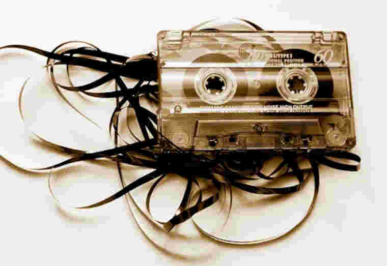 Destroyed Casette Tape